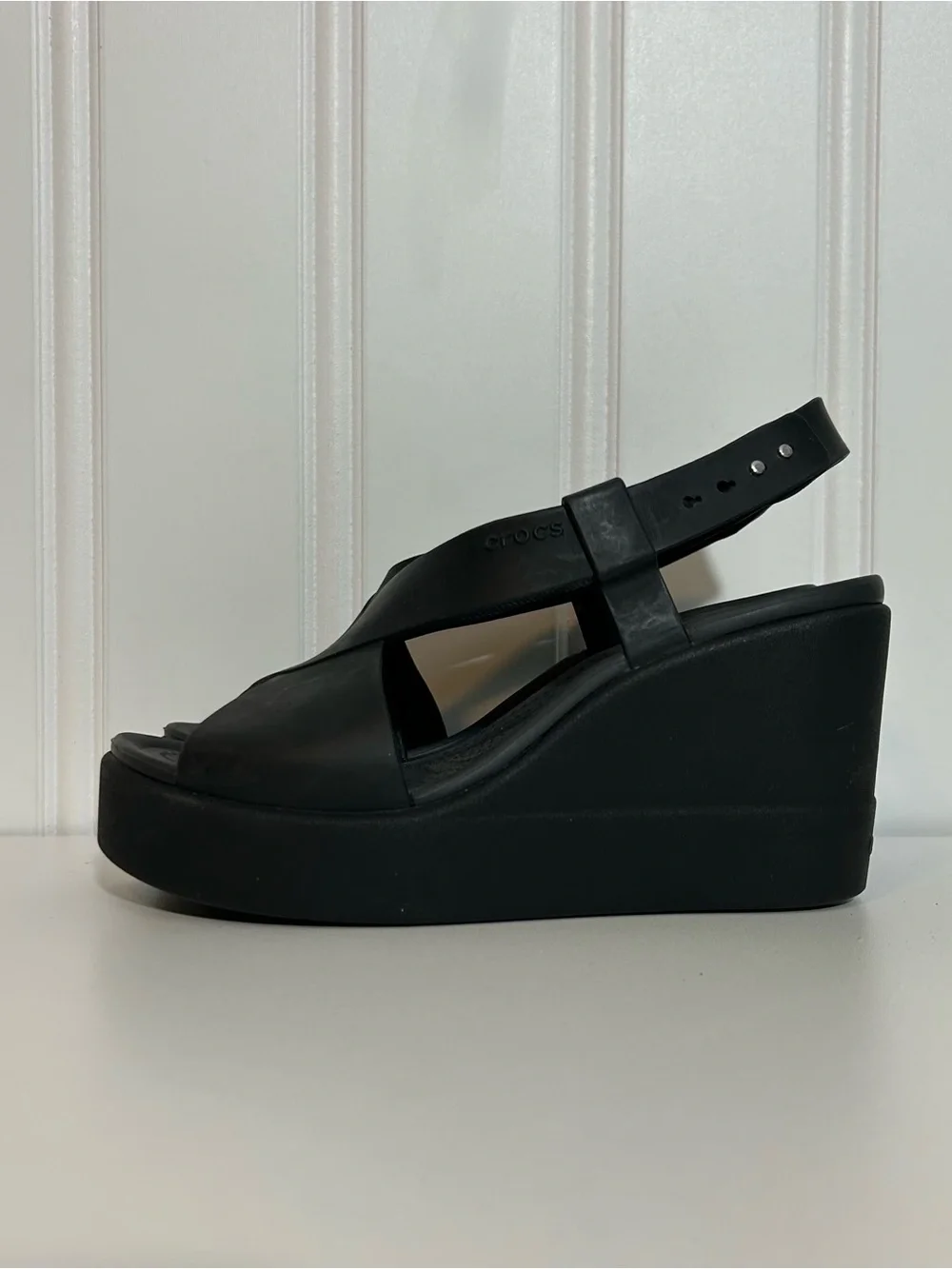 CROCS black platform